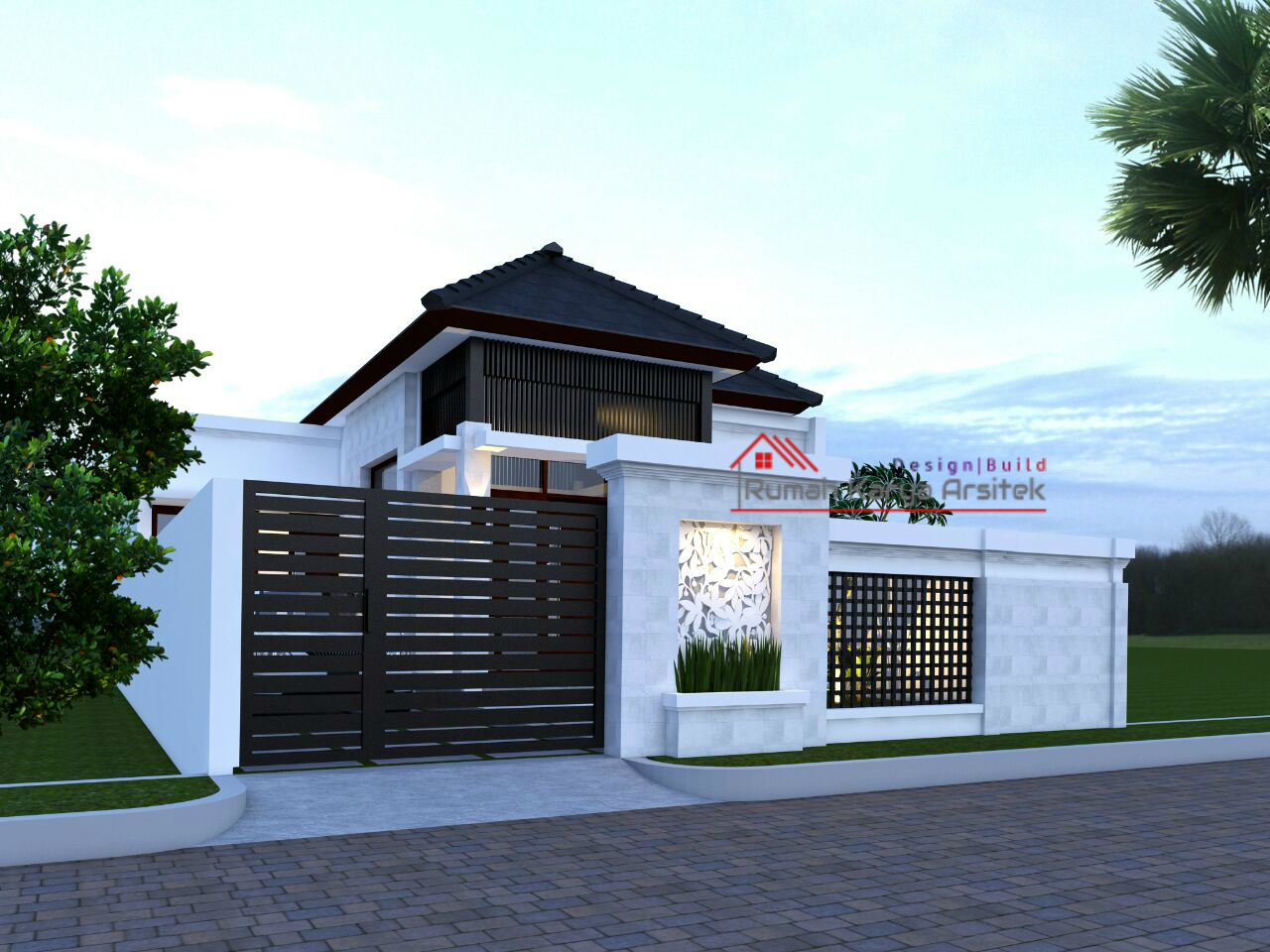 Desain Rumah Bali Modern Bapak Rahmat Sulawesi Jasa Desain Rumah
